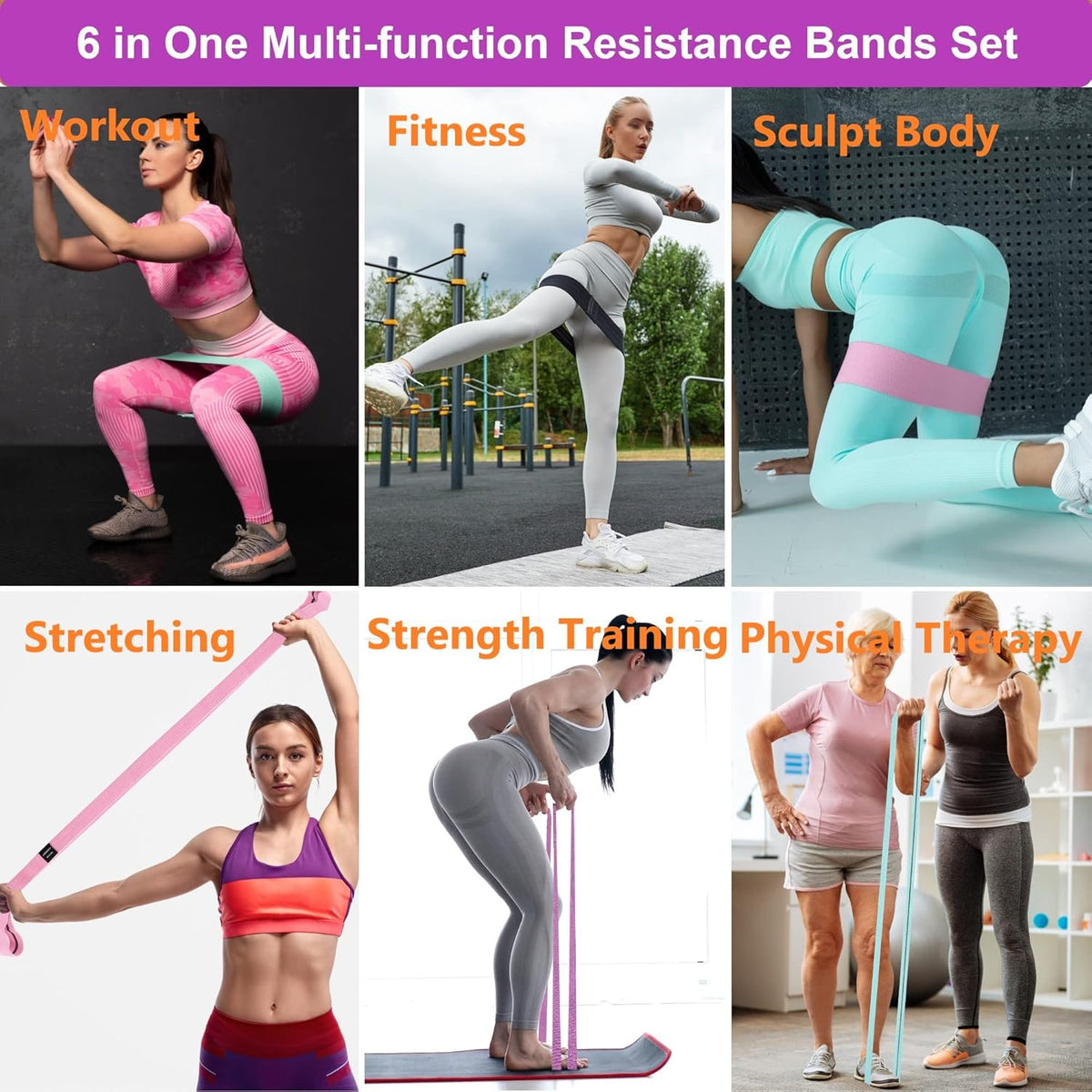 Versatile Fabric Resistance Bands for All Fitness Levels – Ultimate Booty and Long Resistance Bands for Women & Men