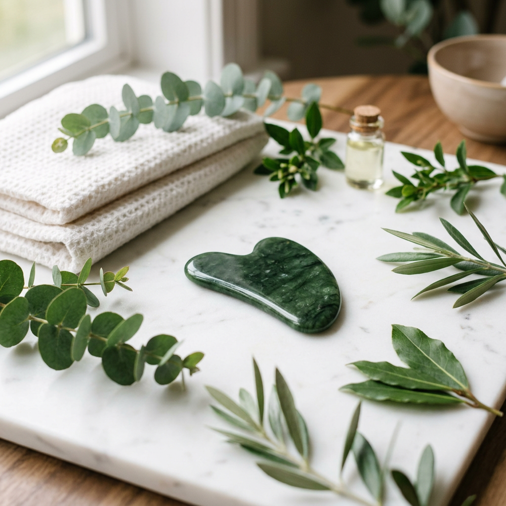 Revitalize Your Skin with our Jade Gua Sha Facial Tool